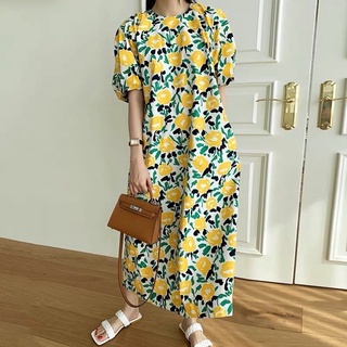 đầm hoa tiểu thư xinh xắn