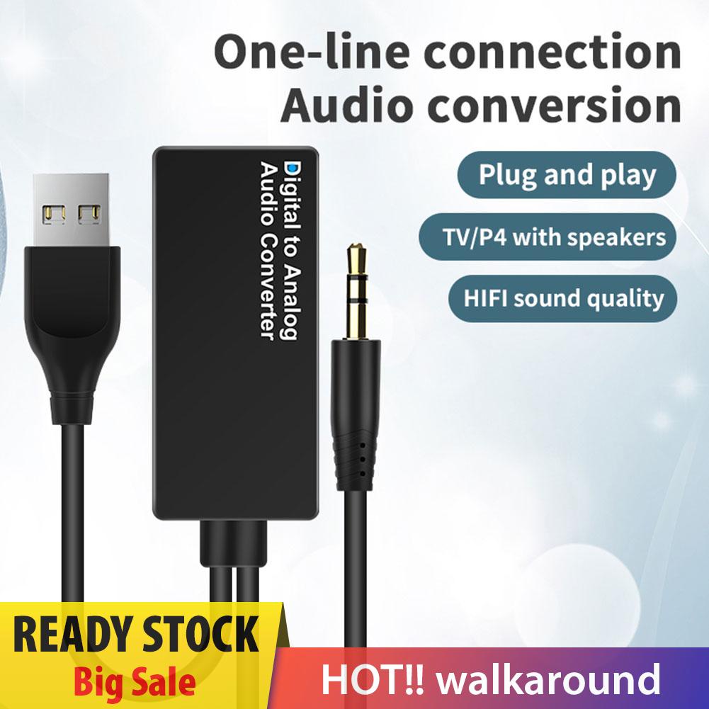 walkaround D15 Digital to Analog 3.5mm Audio Converter DAC Decoder with USB Power