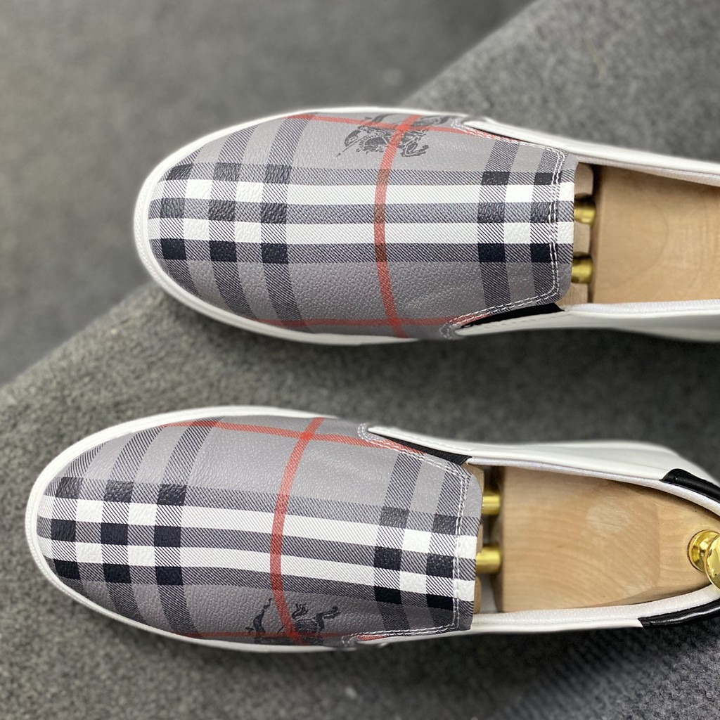 Giày Lười Nam BBR Kẻ Caro - Giày Nam Thời Trang in Hình Ngựa - Mẫu 2021 | BigBuy360 - bigbuy360.vn