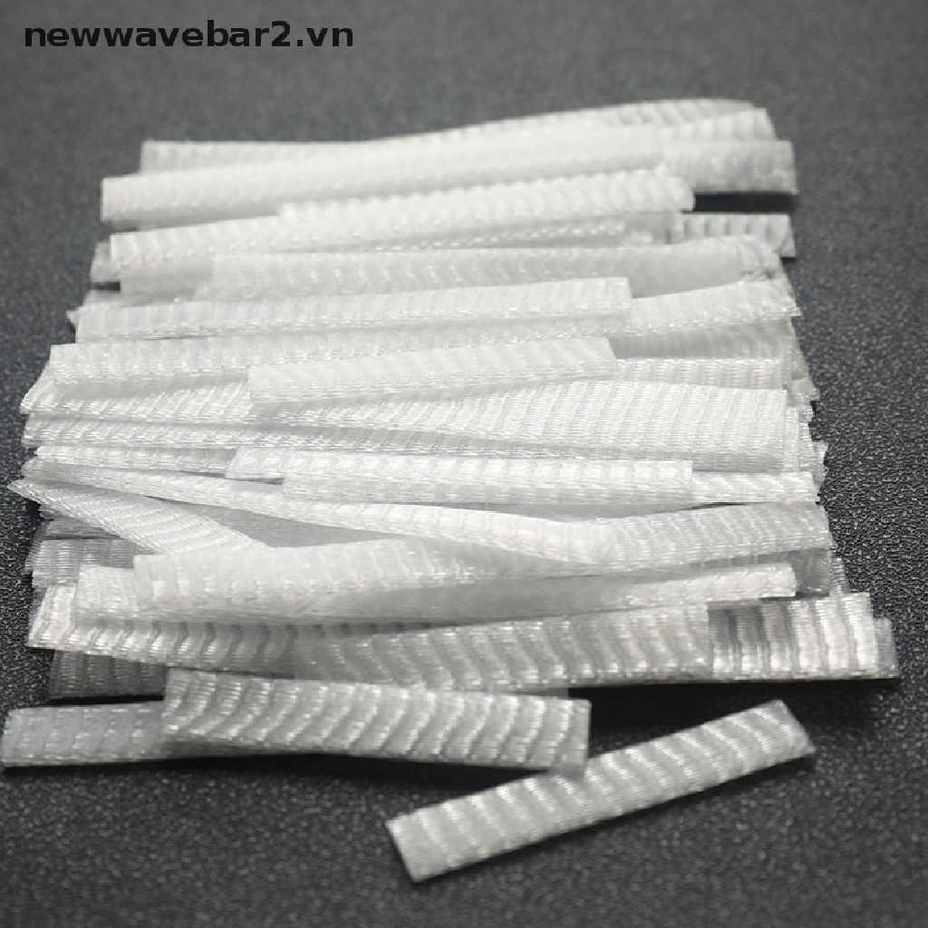 Set 50 Lưới Bọc Bảo Vệ Cọ Trang Điểm Màu Trắng