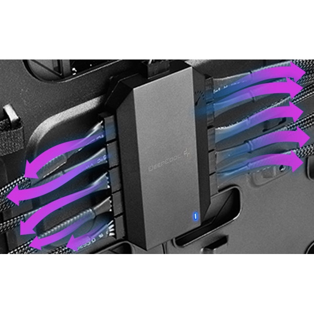 Cáp Chia Cổng Quạt Tản Nhiệt Deepcool FH-10 1 Sang 10 4pin PWM Có Đèn LED