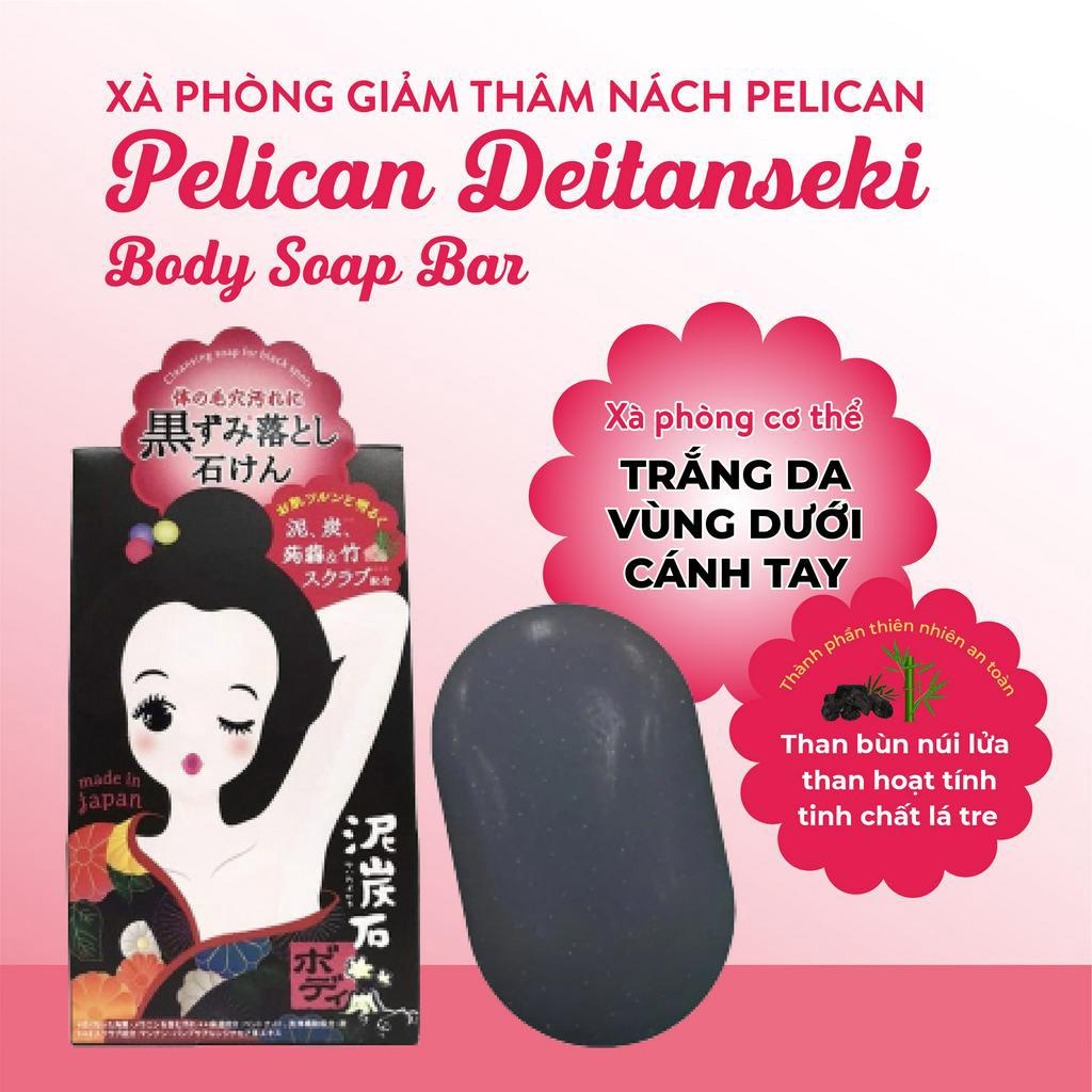 Xà phòng tắm mờ thâm nách Pelican 100g