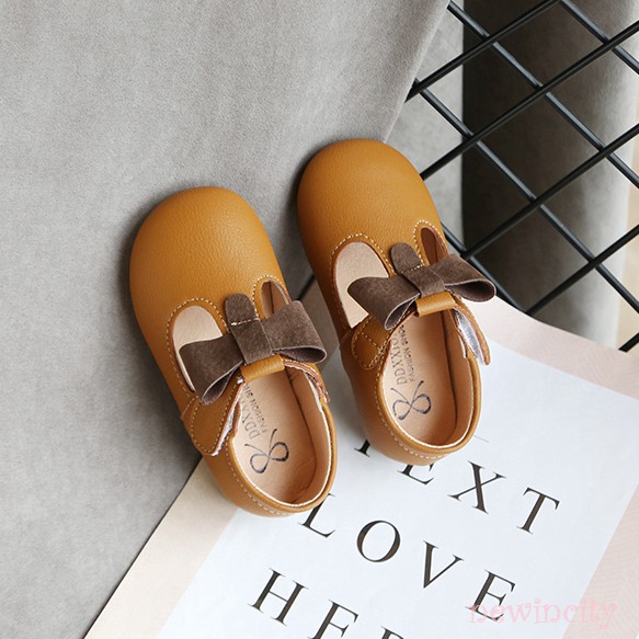 Giày Búp Bê Đế Mềm Phong Cách Hàn Quốc Cho Bé Gái