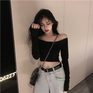 [ODER] Áo thun trễ vai dài tay sexy (có ảnh thật)