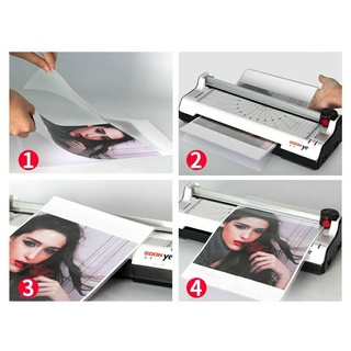 Màng Ép Plastic A4 [ 220 x 315mm ] 40mic Hiệu Yidu [ Xấp 100 Tờ ]
