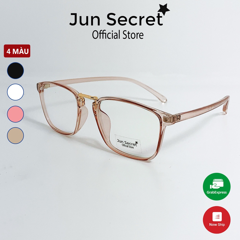 Gọng kính mắt nam nữ thời trang Jun Secret gọng nhựa dẻo mắt vuông form ôm mặt JS20A10 nhiều màu sắc lựa chọn