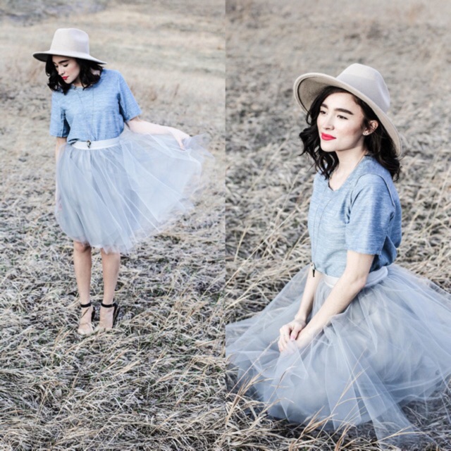 Chân váy lưới xoè 2 lớp-Hình thật cuối album | BigBuy360 - bigbuy360.vn