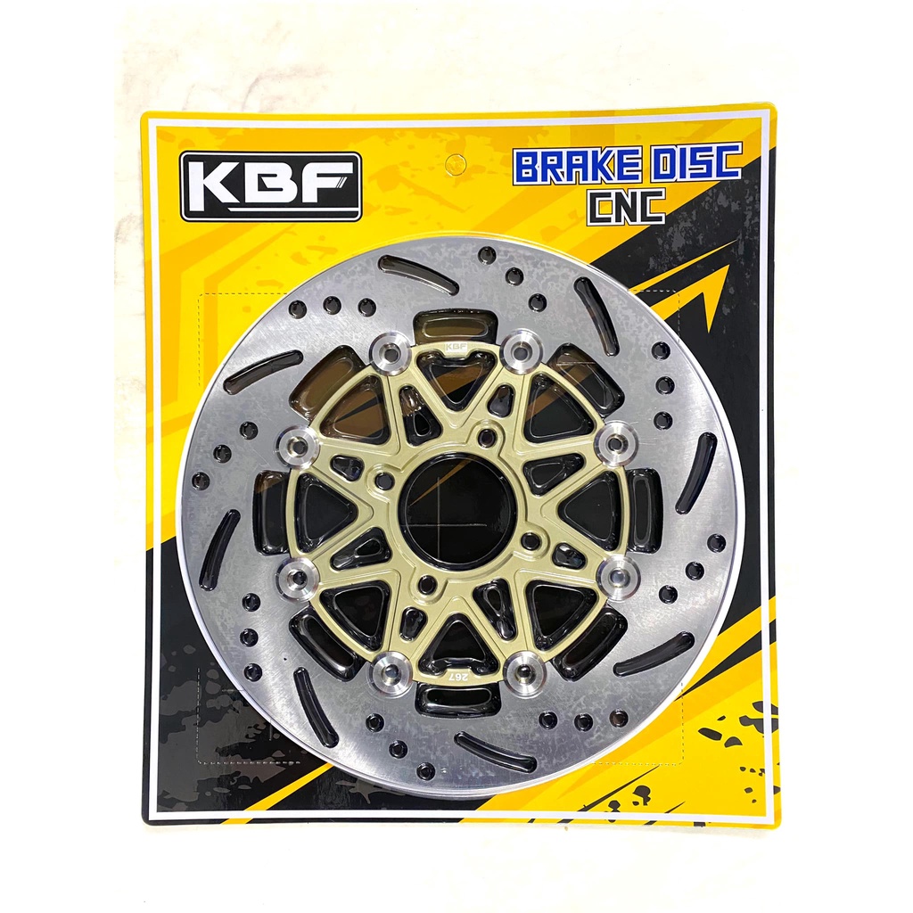 ĐĨA THẮNG PHANH DĨA (4 LỖ) TRƯỚC 220MM / 260MM KBF TQ6 RACING