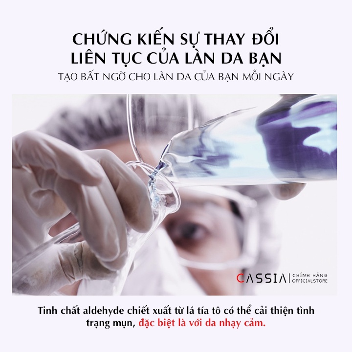 Serum dưỡng ẩm da, kiểm soát dầu KANJN, Serum dưỡng trắng chiết xuất lá tía tô, Se khít lỗ chân lông