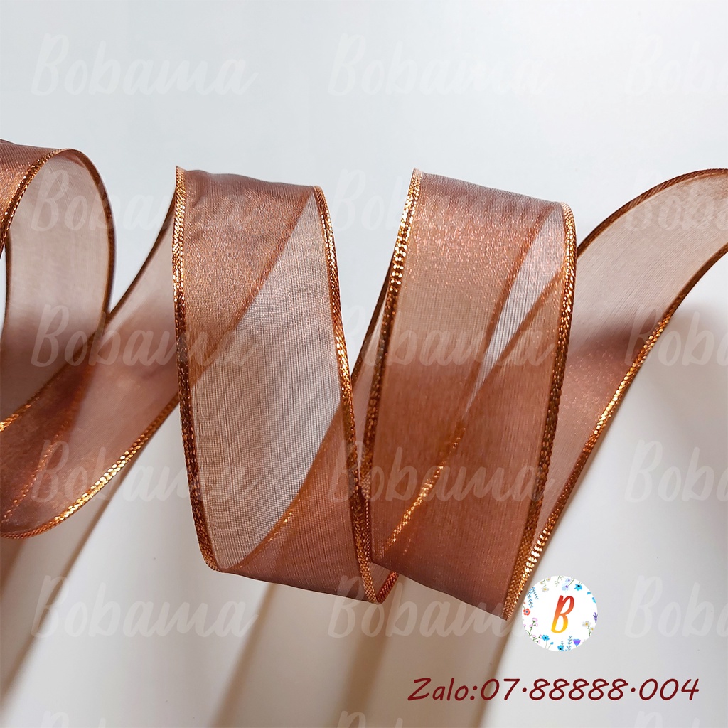 10 mét Ruy băng viền kim tuyến loại cao cấp hàng đẹp