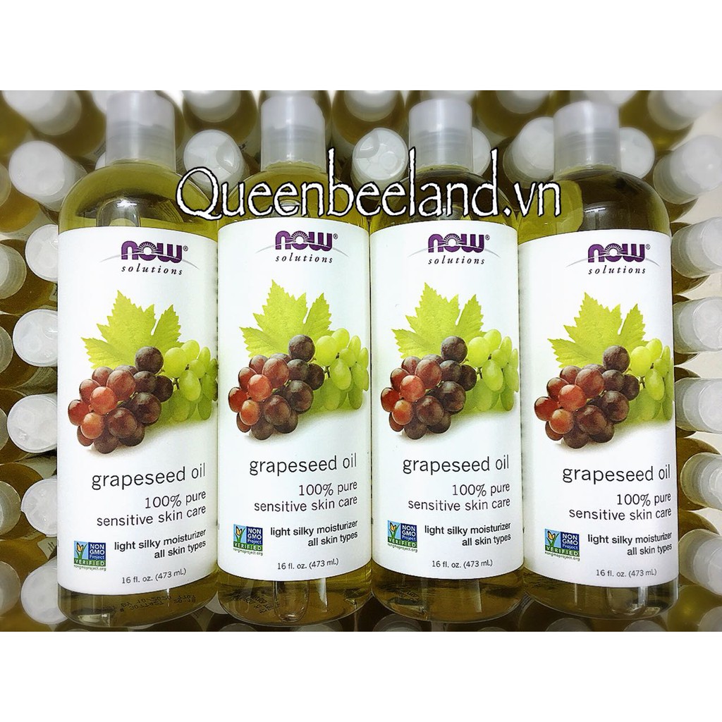 DẦU HẠT NHO NOW GRAPESEED OIL - 473ML