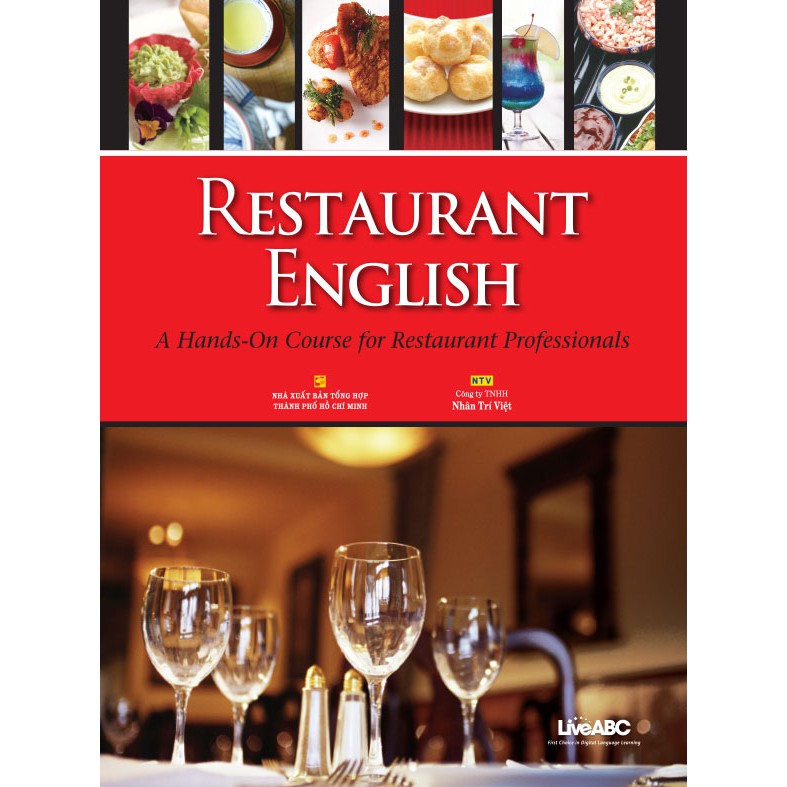 Sách - Restaurant English - A Hands-On Course for Restaurant Professionals (kèm CD)