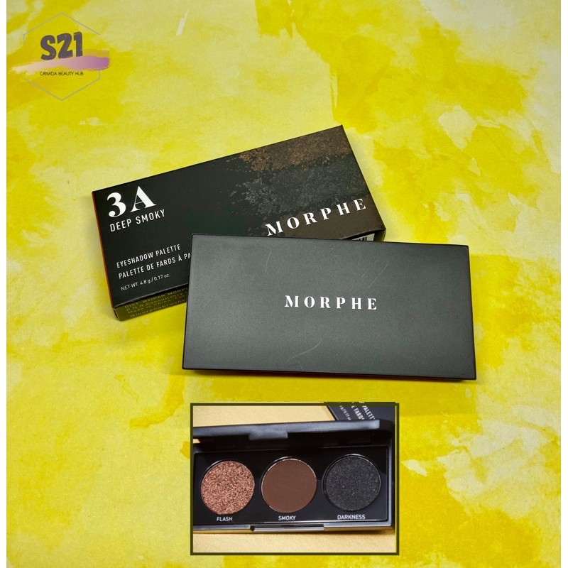 Bảng 3 Màu Mắt Morphe 3A Deep Smoky 4.8g