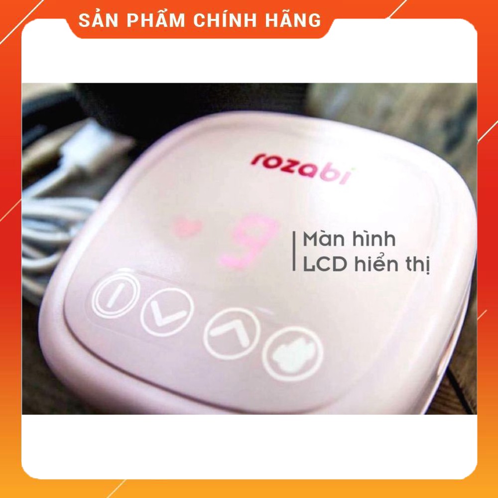 Máy hút sữa điện đôi Rozabi Compact màn hình hiển thị LCD