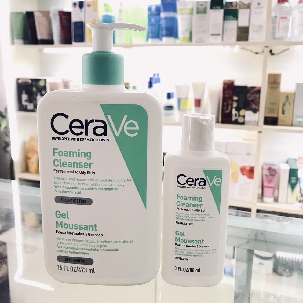 Sữa Rửa Mặt Cerave Sạch Sâu Giảm Mụn Bản Pháp