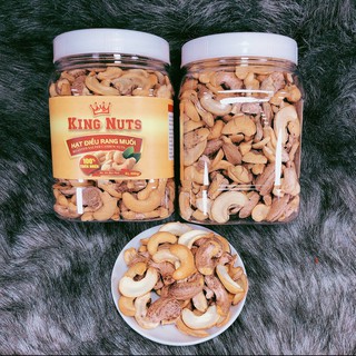 500Gr Hạt Điều Rang Muối Bình Phước Bể Đôi Ba KingNuts