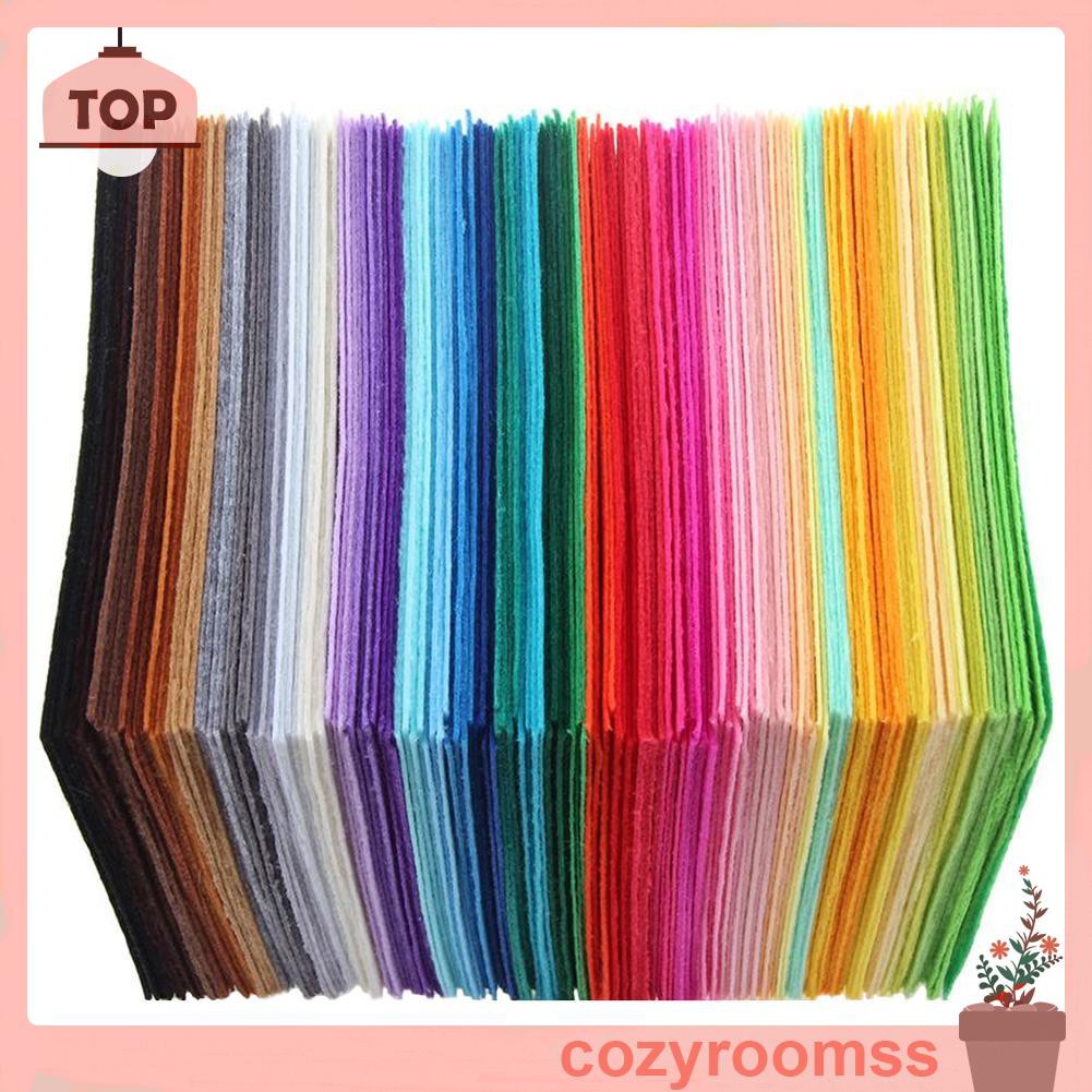 40 Miếng Vải Nỉ Nhiều Màu Sắc Bằng Vải Không Dệt Polyester