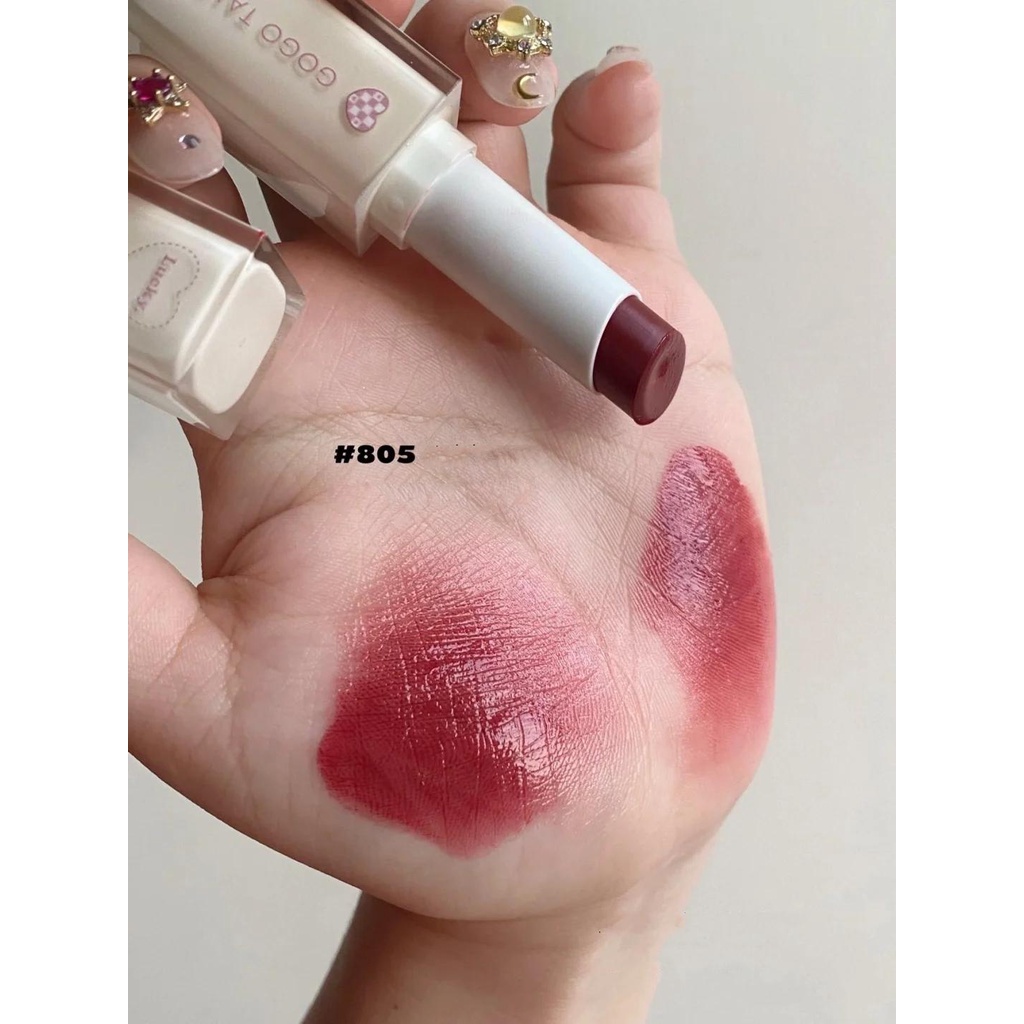 Son Dưỡng có màu GOGO TALES Luck Bear GT381 Son Gấu May mắn mềm mượt bóng dễ lên màu mùi dễ chịu chính hãng