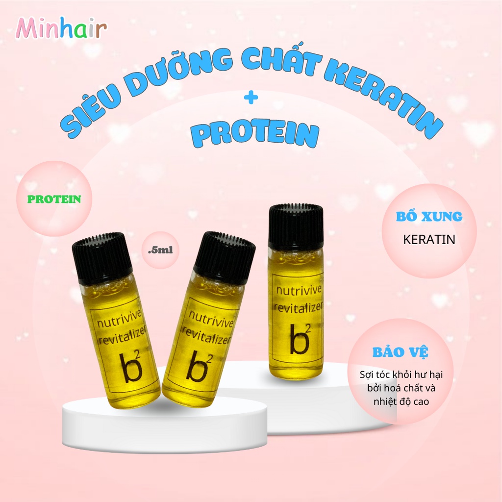 Siêu Dưỡng Chất Keratin , protein . ( pha chung với thuốc nhuộm giúp bảo vệ tóc )