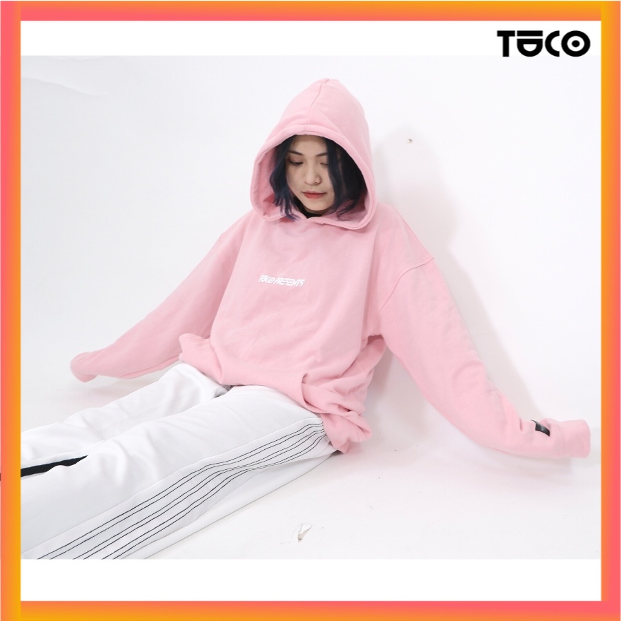 Áo HOODIE hồng basic TUCO unisex nam nữ nỉ dày dặn không xù local brand, dài tay nhiều màu có mũ trùm form rộng oversize