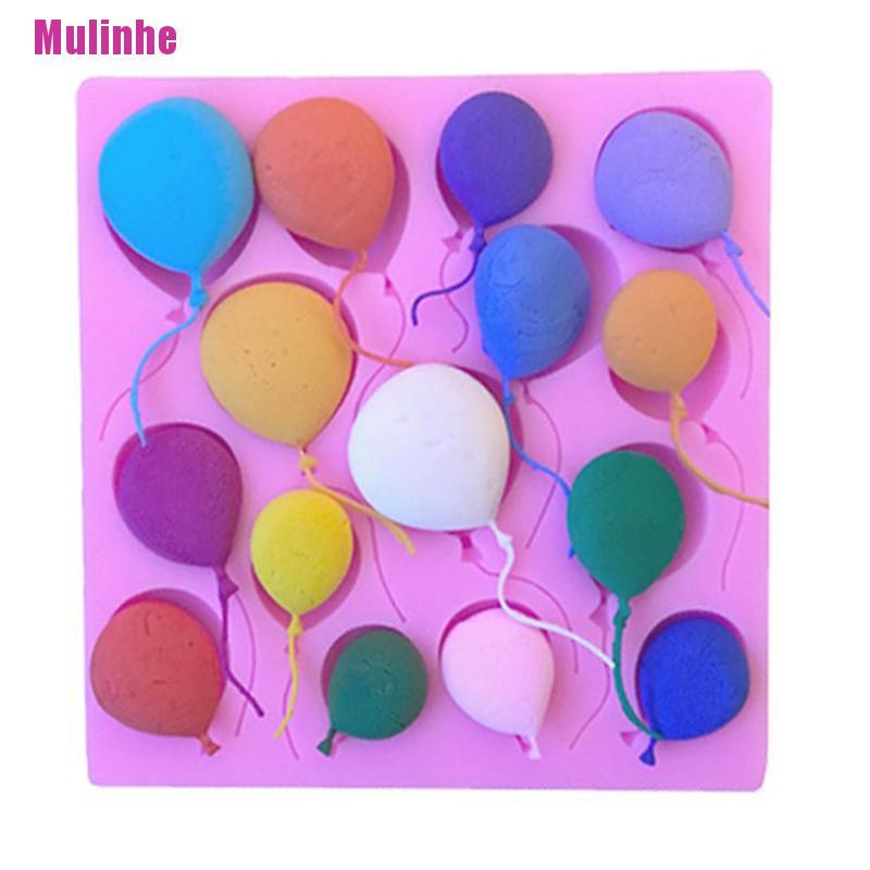 Khuôn Silicone Làm Bánh / Sô Cô La Chống Dính Hình Bóng Bay