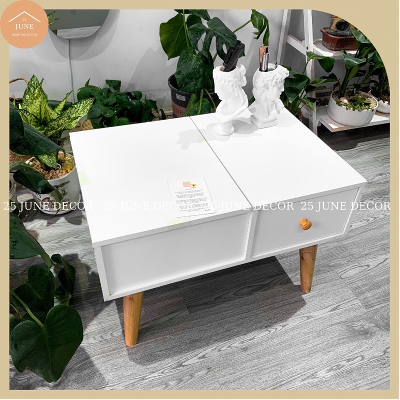 🌟MIỄN SHIP🌟 Bàn Trang Điểm Ngồi Bệt, Bàn Phấn Có Gương Gỗ MDF Cao Cấp Chịu Lực Cao - 25 June Decor | BigBuy360 - bigbuy360.vn