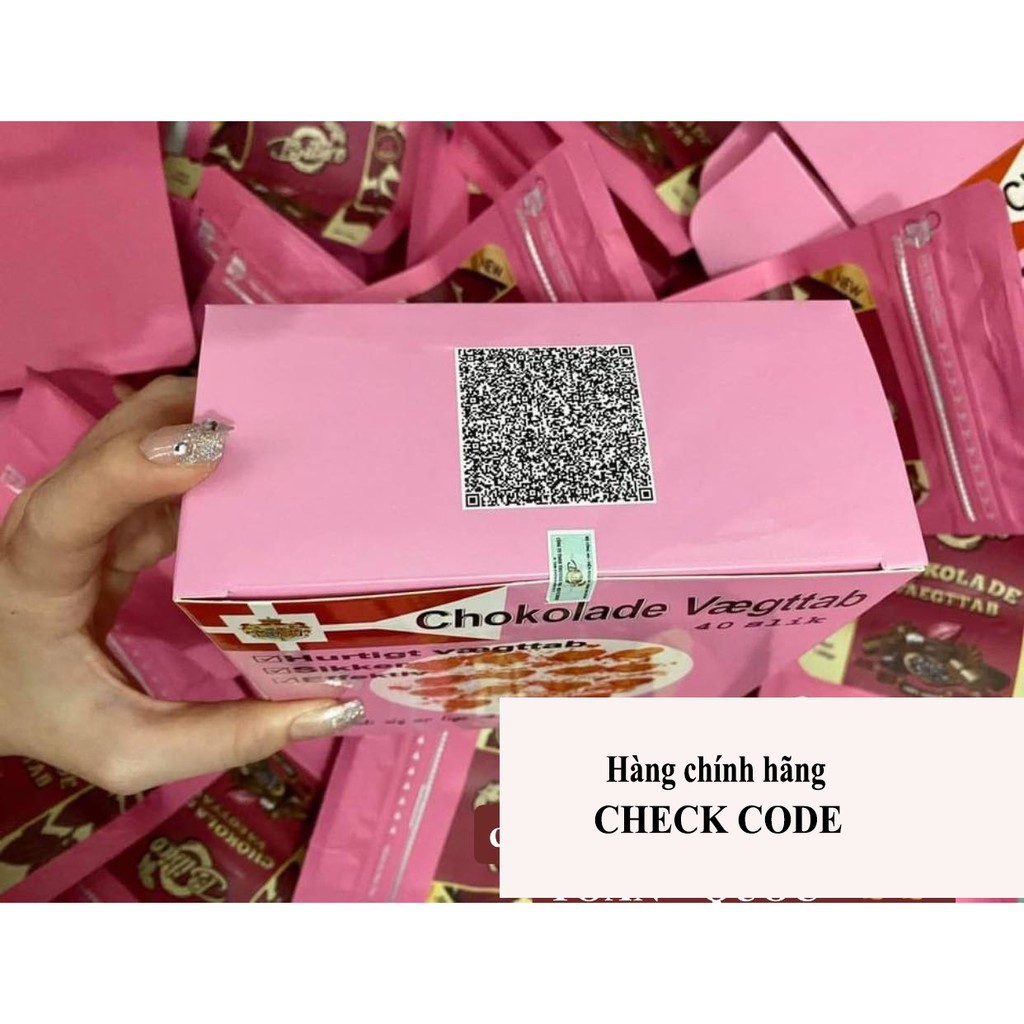 Kẹo socola giảm cân Chokolade Vaegttab, bản mới màu hồng [chính hãng, date xa] | BigBuy360 - bigbuy360.vn