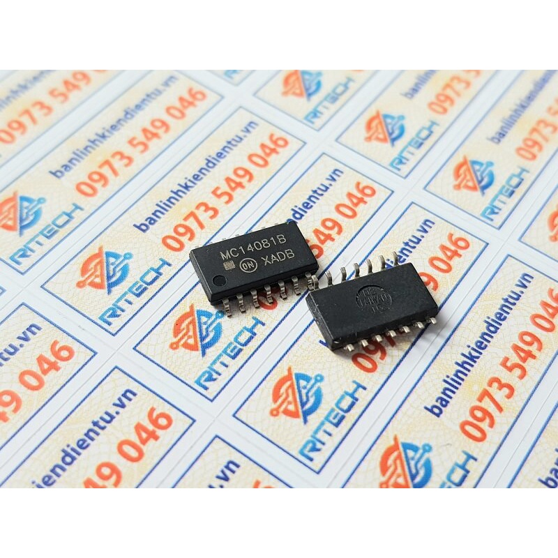 [Combo 3 chiếc] MC14081B MC14081BDR 14081 IC chuyên dụng SOP-14 5.2mm