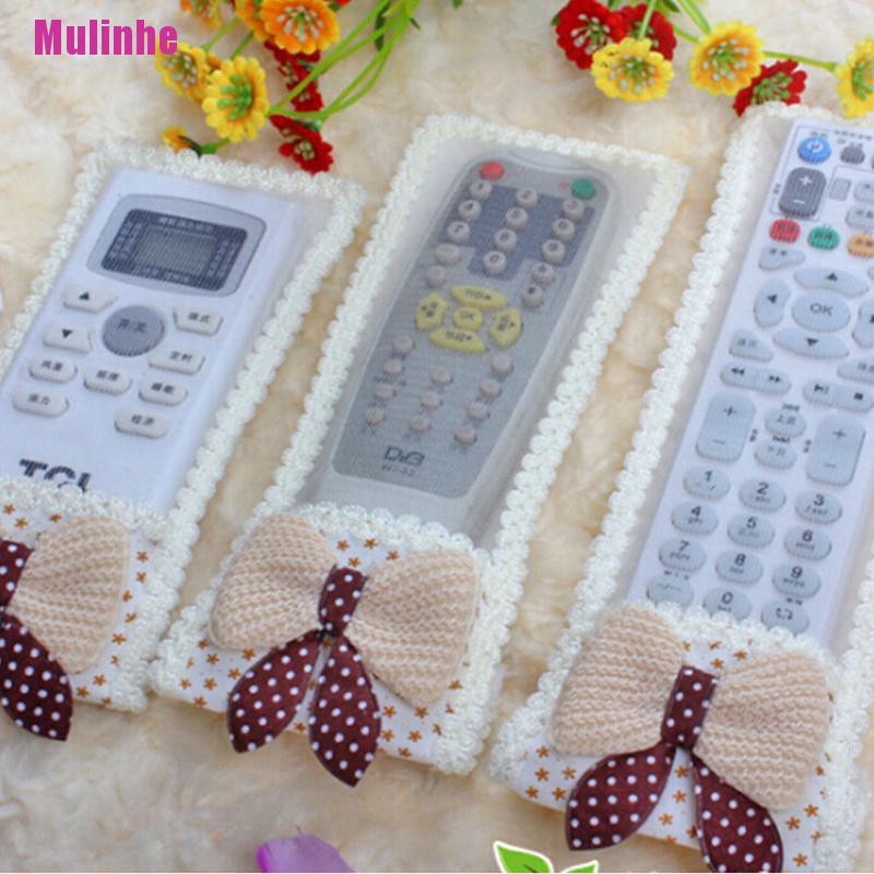 1 Vỏ Bọc Điều Khiển TV Từ Xa Chống Bụi Phối Ren Thắt Nơ