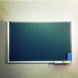 Bảng từ xanh có kẻ ôly tiểu học 120x160cm (Tặng kèm phấn/nam châm)