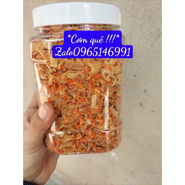 Hủ 200g muối ruốc hành phi 28k