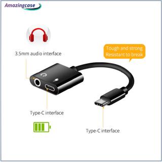 USB Type C Audio Adapter Type-C to 3.5mm Jack Earphone Audio Converter Cable