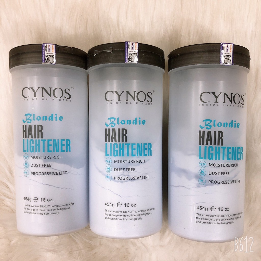 ✅ Bột tẩy Cynos 454g của Canada, chống xót tối đa, tẩy 1 lần lên tông 8,9, Tặng kèm Khử vàng
