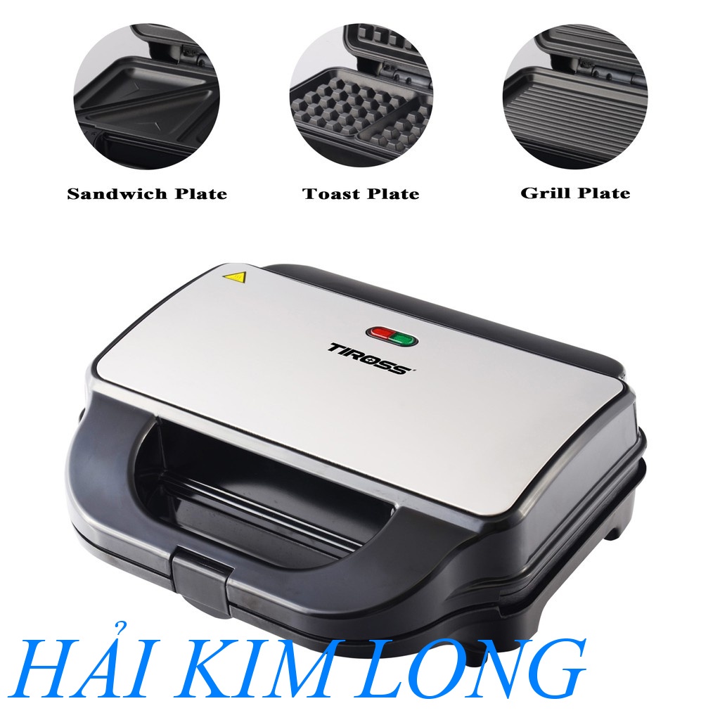 Kẹp nướng bánh Sanwich 3 in 1 Tiross TS9655