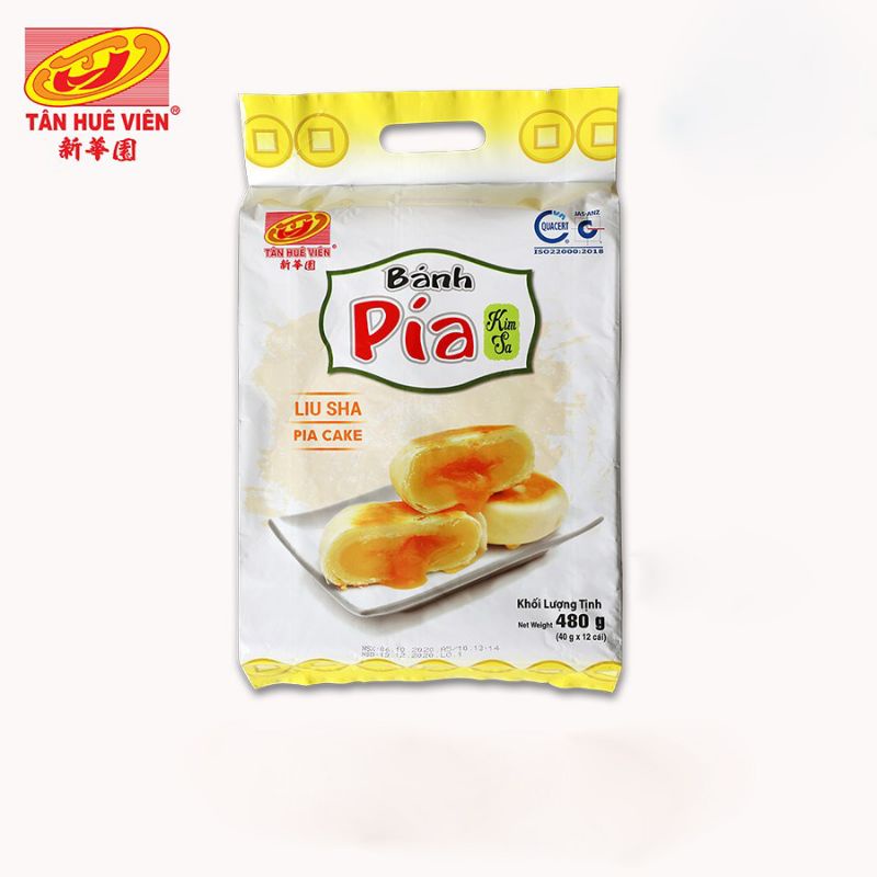 Bánh pía kim sa Tân Huê túi 12 bánh