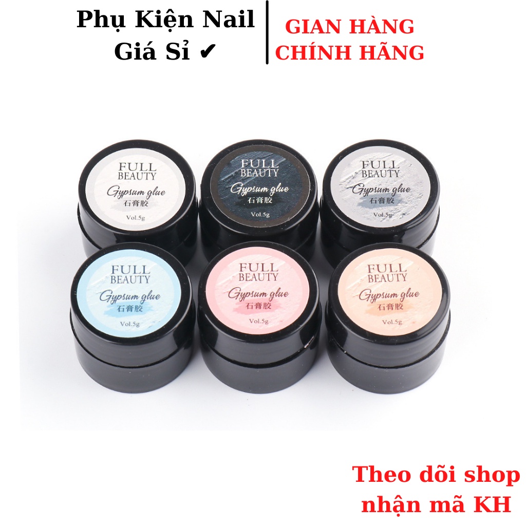 Gel xi măng, gel thạch cao vẽ móng tạo hình