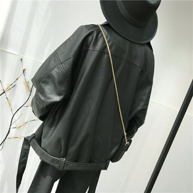 Jacket da dáng thụng oversize | BigBuy360 - bigbuy360.vn