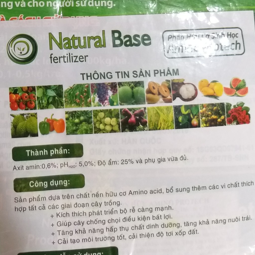 (500g) Phân Hữu Cơ - Phân hữu cơ Đạm Yến Biển Hàn Quốc