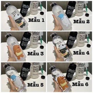 Set bình đựng nước 1000ml được 6 món