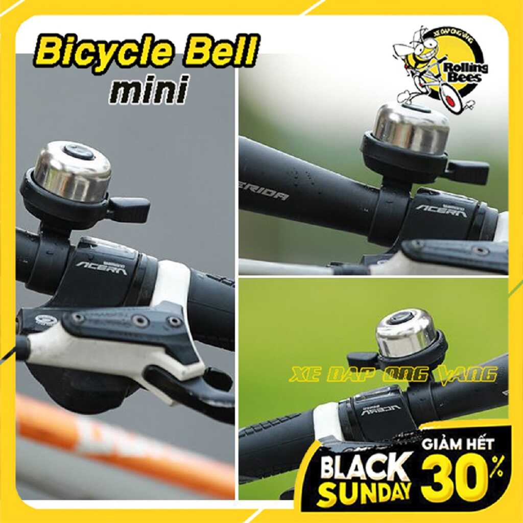 Chuông Xe Đạp Bicycle Bell Mini nhỏ gọn,  nhỏ xíu nhưng cho Âm thanh Giật Mình