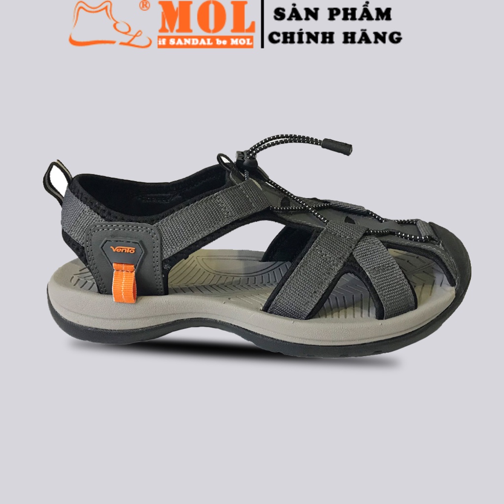 Giày sandal Vento nam bít mũi quai dù có quai hậu cố định thích hợp mang dã ngoại đi phượt du lịch biển NV7606G