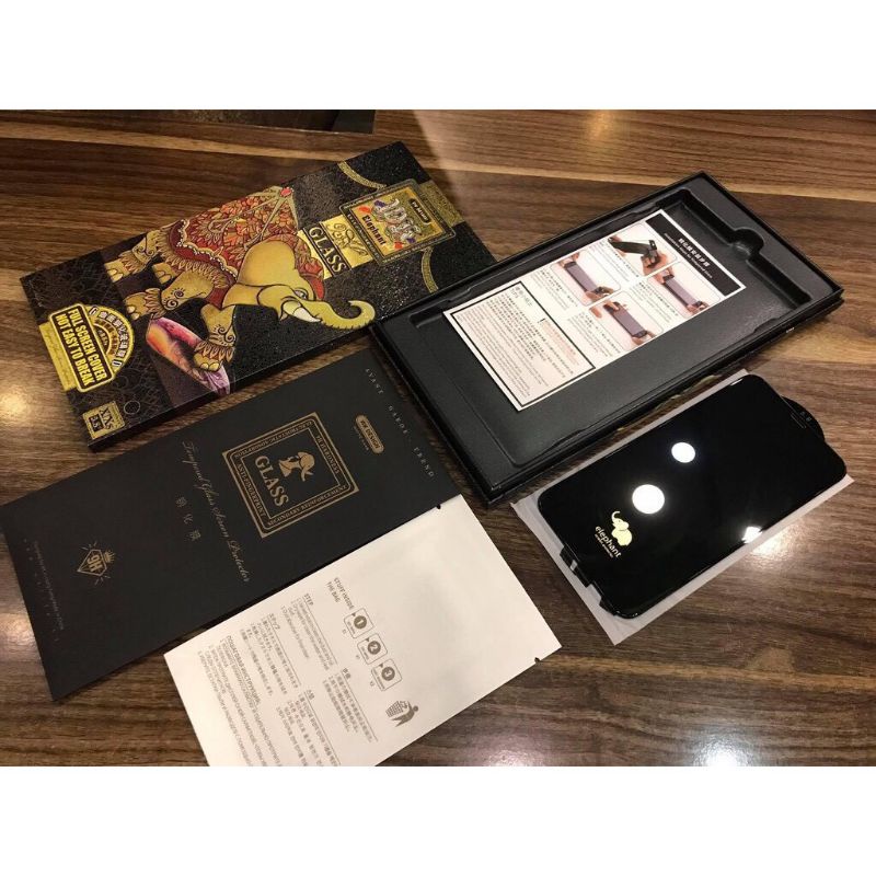 KÍNH SIÊU CƯỜNG LỰC CHỐNG BÁM VÂN TAY WK Elephant Con Voi chính hãng hộp