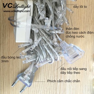 Dây chớp led 10m chống nước