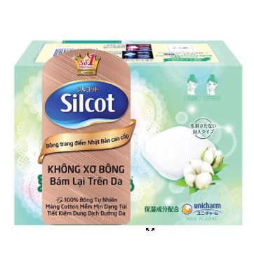 Bông Tẩy Trang Silcot Cao Cấp (Hộp 66 miếng)