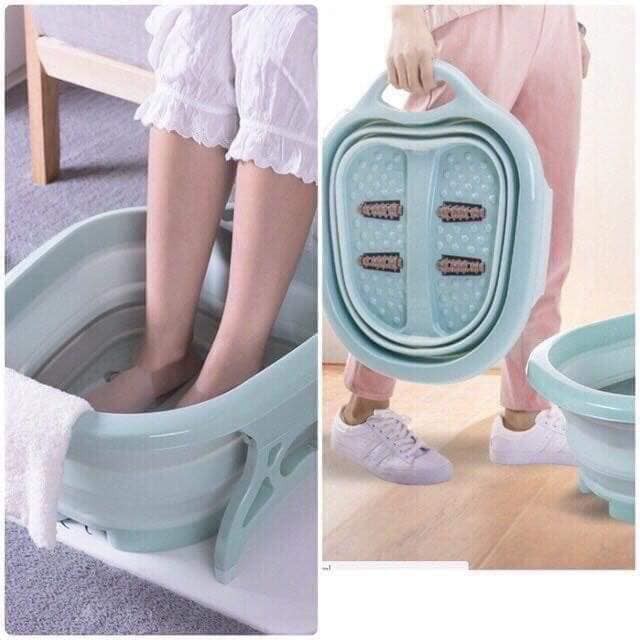 Chậu ngâm chân massage gấp gọn