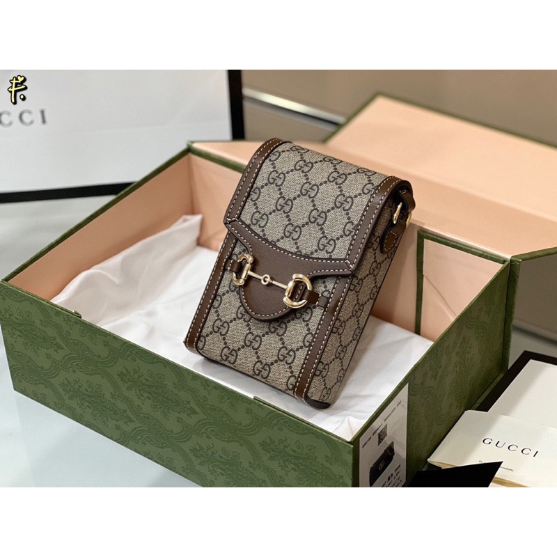 TÚI GC PHONE CASE BAG ĐỰNG ĐIỆN THOẠI DA BÒ