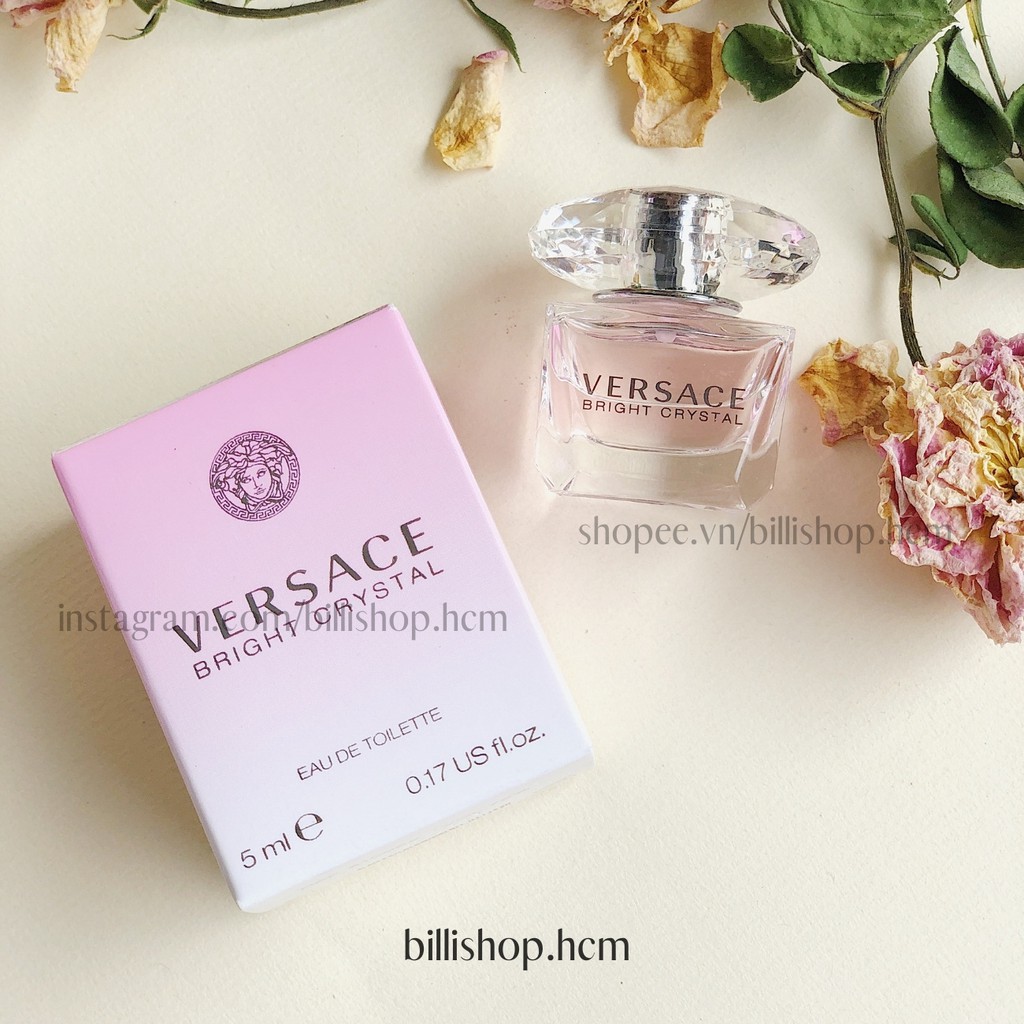 Nước Hoa Mini nữ Versace Bright Crystal 1ml, 5ml