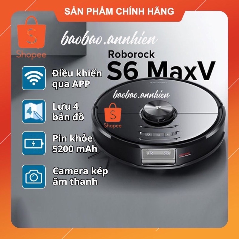 Robot hút bụi lau nhà xiaomi roborock S6 maxV Gen 3