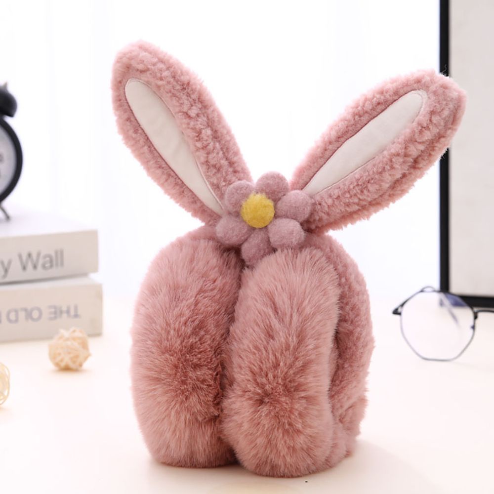 Chụp tai giữ ấm hình tai thỏ dễ thương cho bé