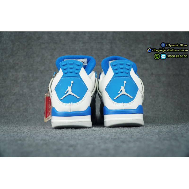 Giày Jordan 4 Retro Military Blue Best Quality